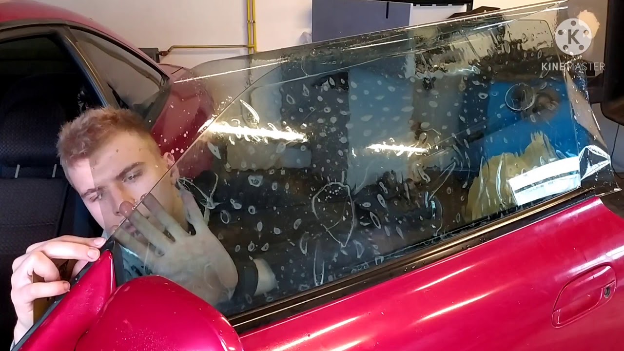 jak przyciemnić szybę boczną bez ramki? coupe mazda mx6