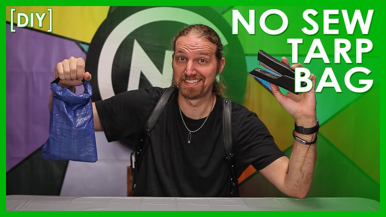 No Sew Tarp Bag