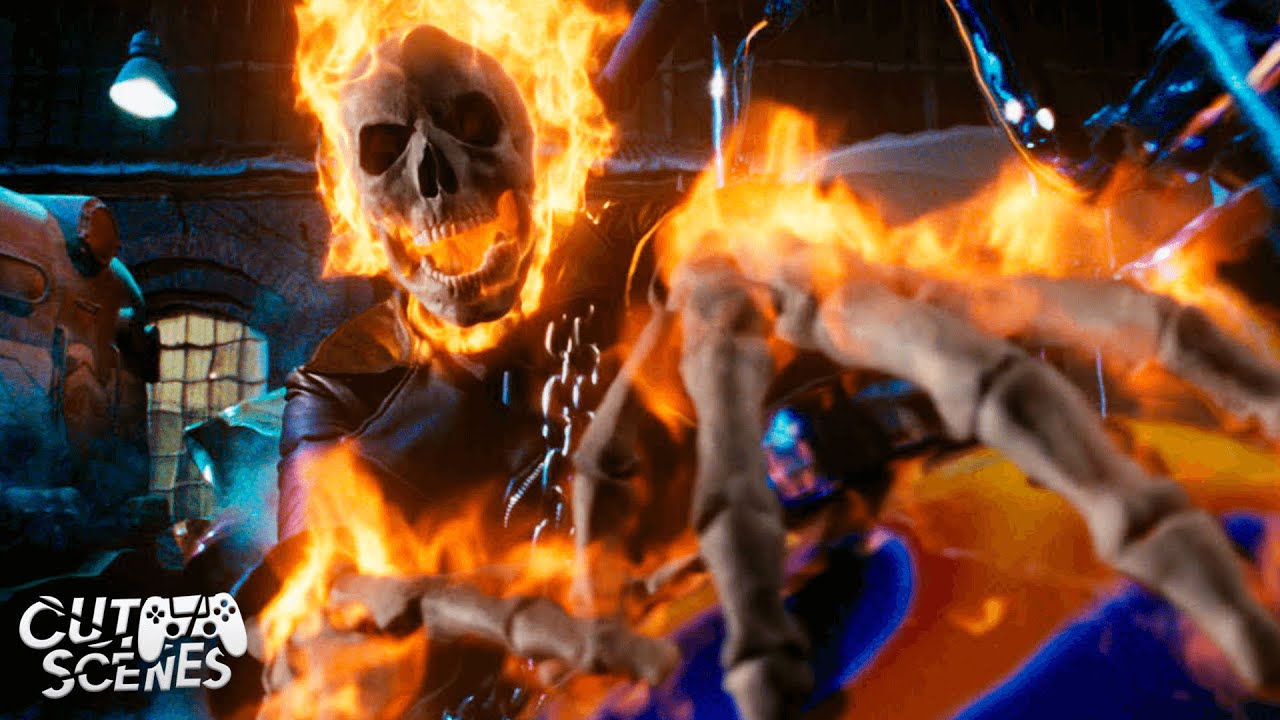 Ghost Rider Showdown: His First Epic Battle with Demons  | Ghost Rider (2007)