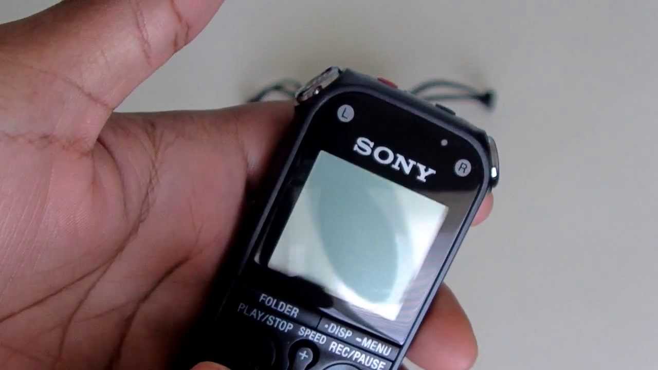review of Sony ICD-AX412 Voice Recorder