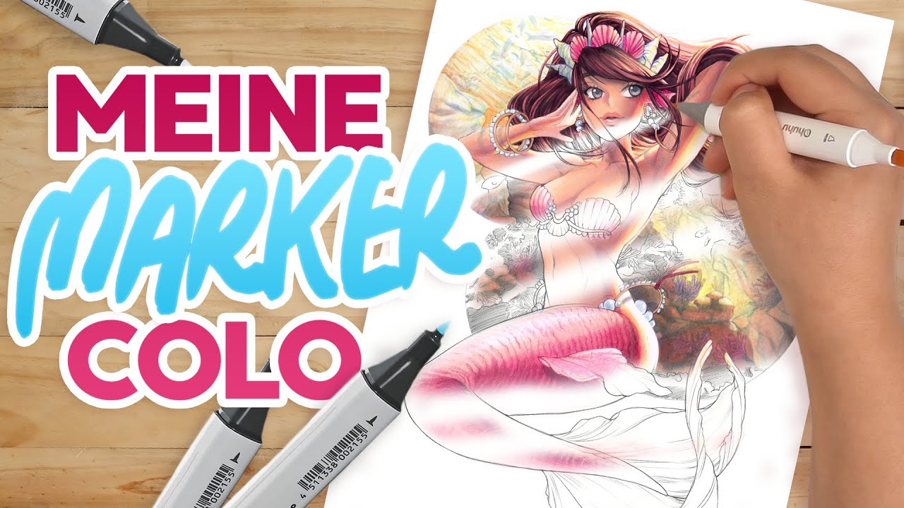 PLANLOS beim Colorieren mit Markern? KLICK HIER! | Mein Colorationsprozess mit Alkoholmarkern