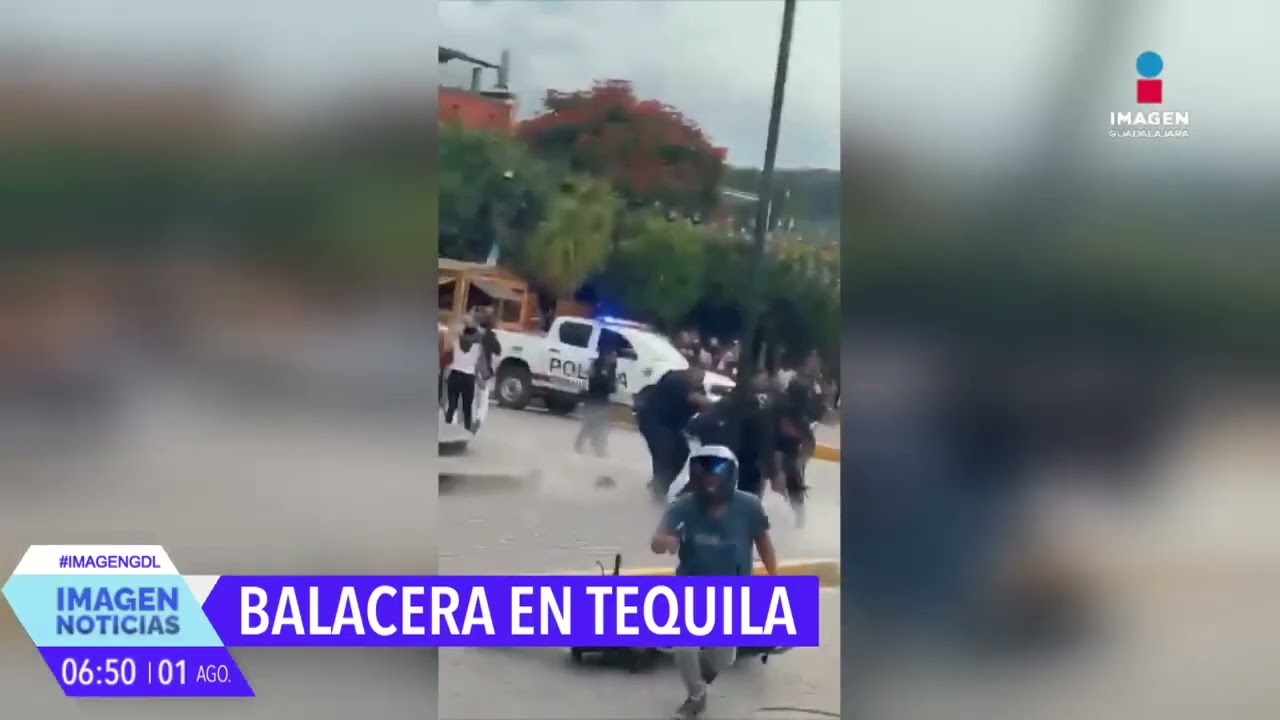 Pánico por balacera en el Centro Histórico de Tequila, Jalisco | Noticias GDL con Ricardo Camarena
