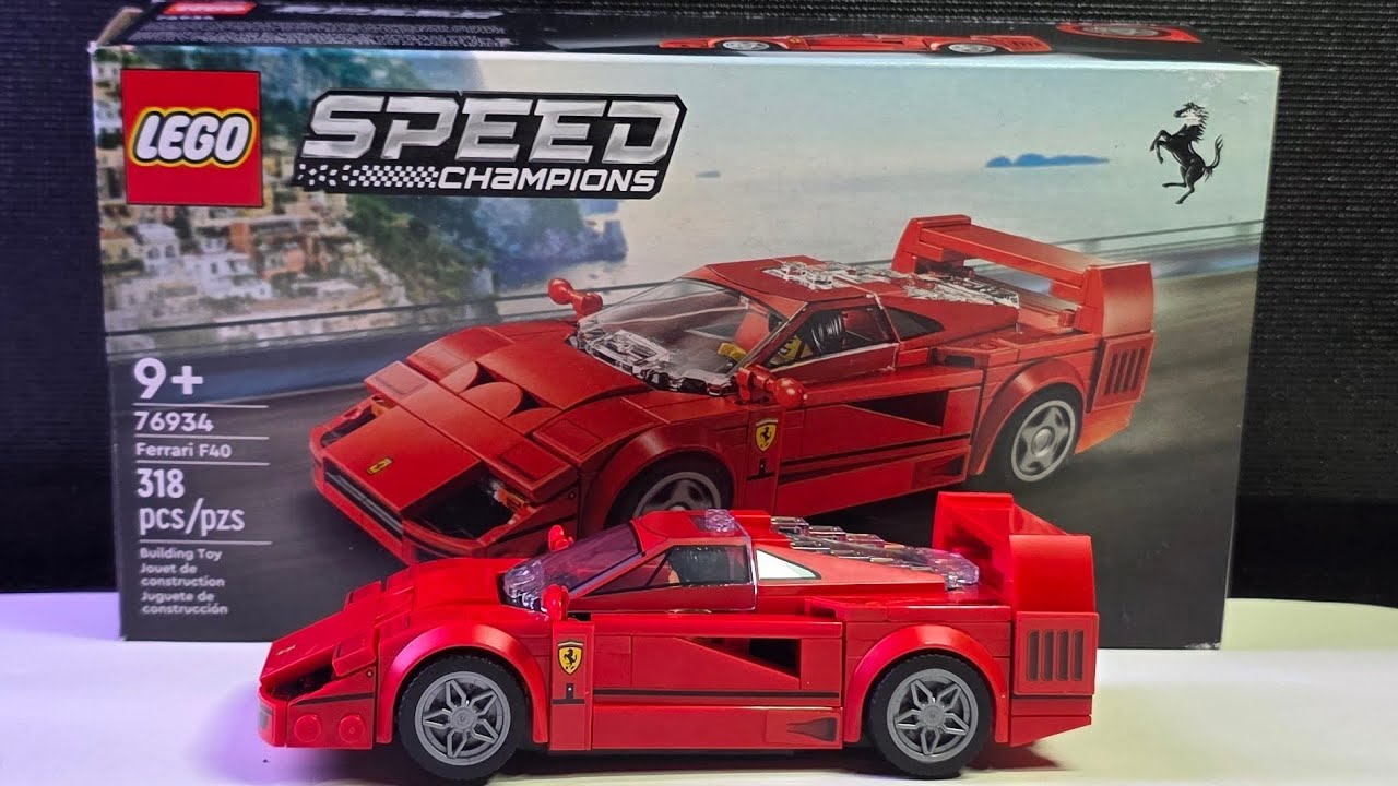 CONSTRUYENDO UNA LEYENDA 🏎️ LEGO Speed Champions Ferrari F40 (318 piezas)