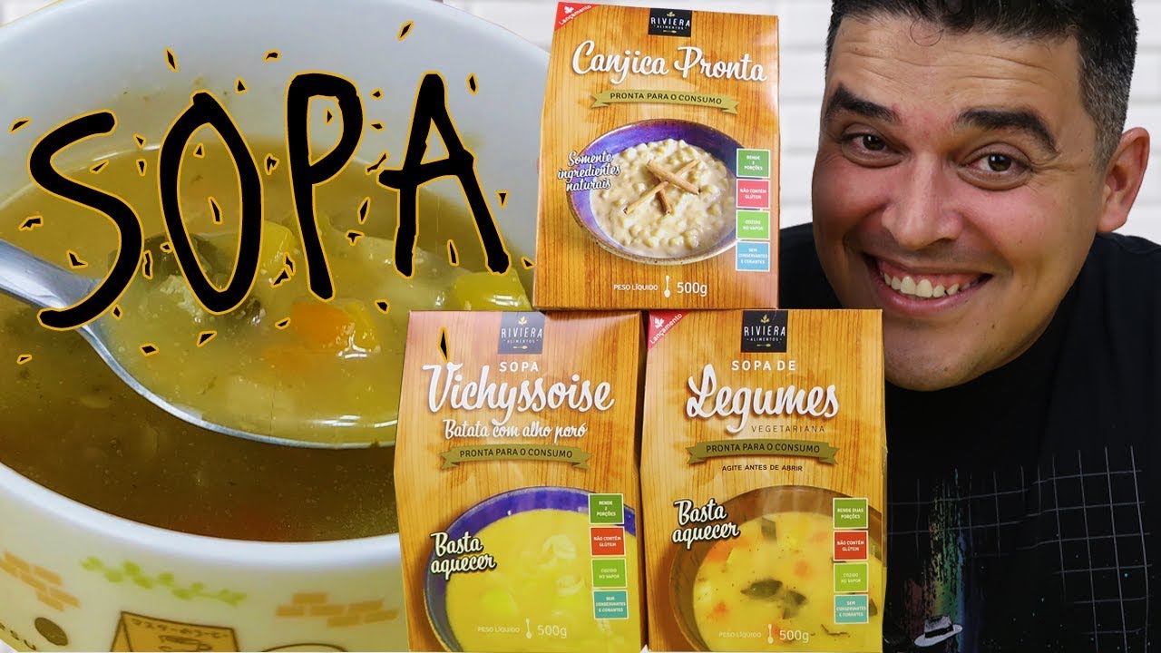 SOPA PRONTA DE CAIXINHA RIVIERA - Vichyssoise e Legumes