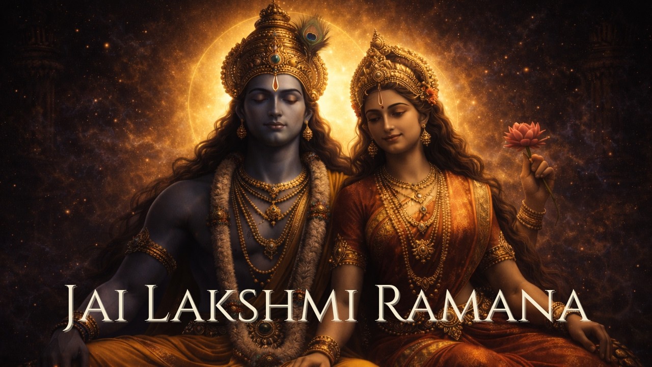 जय लक्ष्मी रमणा आरती | Jai Lakshmi Ramana | Satyanarayan Aarti | Peaceful Vishnu Bhajan 🙏