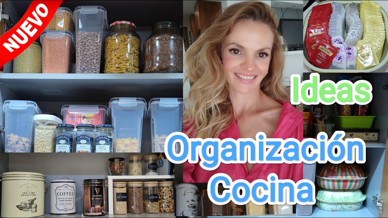 Como organizar la COCINA💡IDEAS para ORGANIZACIÓN de cocina pequeña♻️RECICLAMOS💡almacenaje PRODUCTOS🍁