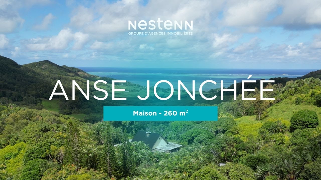 Magnifique maison architecturale au cœur de la nature tropicale à Anse Jonchée – À VENDRE
