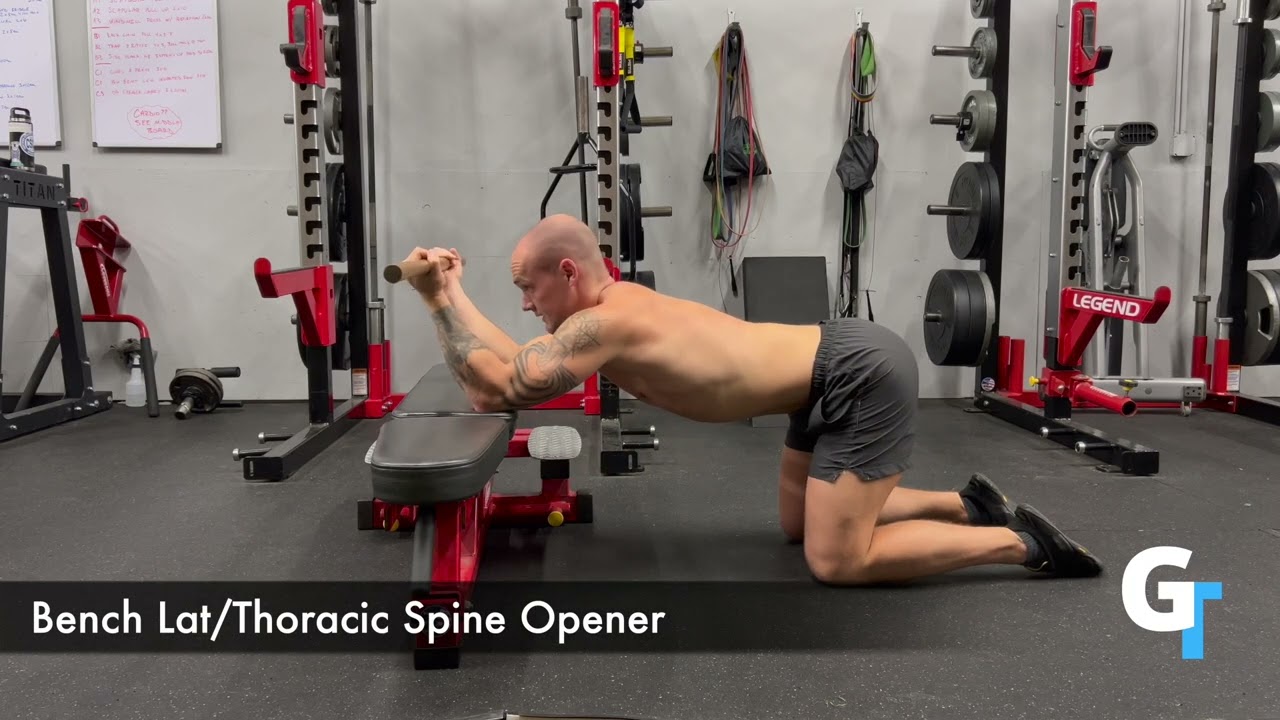 Bench Thoracic Spine Opener (Exercise Demo)