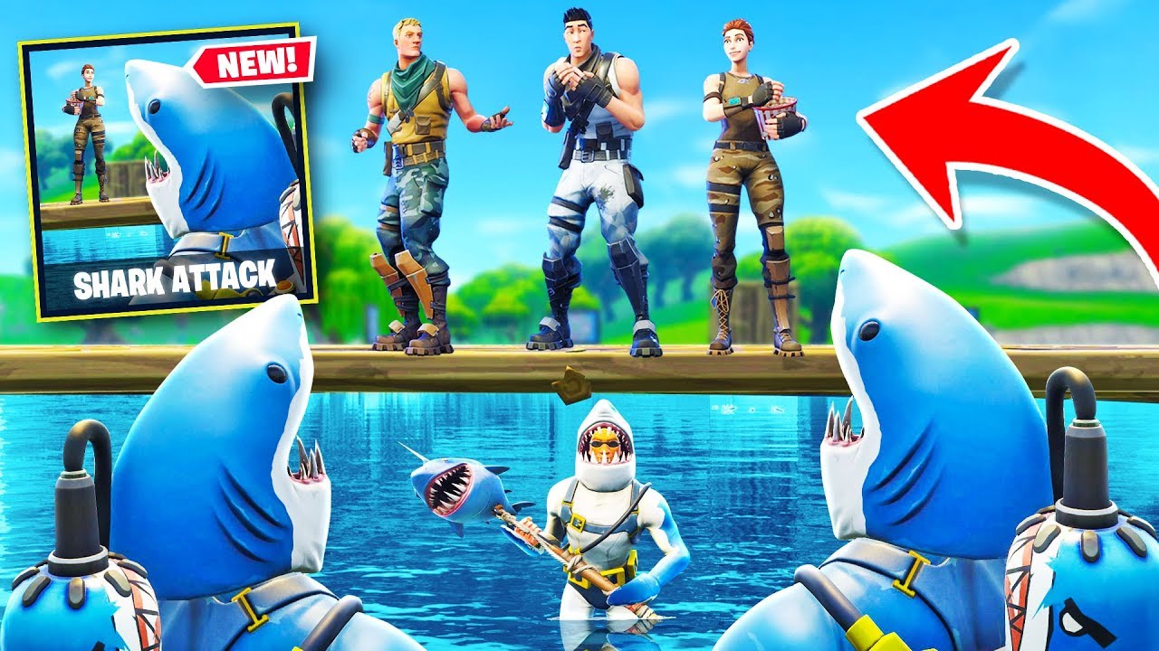 НАПАДЕНИЕ АКУЛ *НОВЫЙ* пользовательский режим в Fortnite Battle Royale!