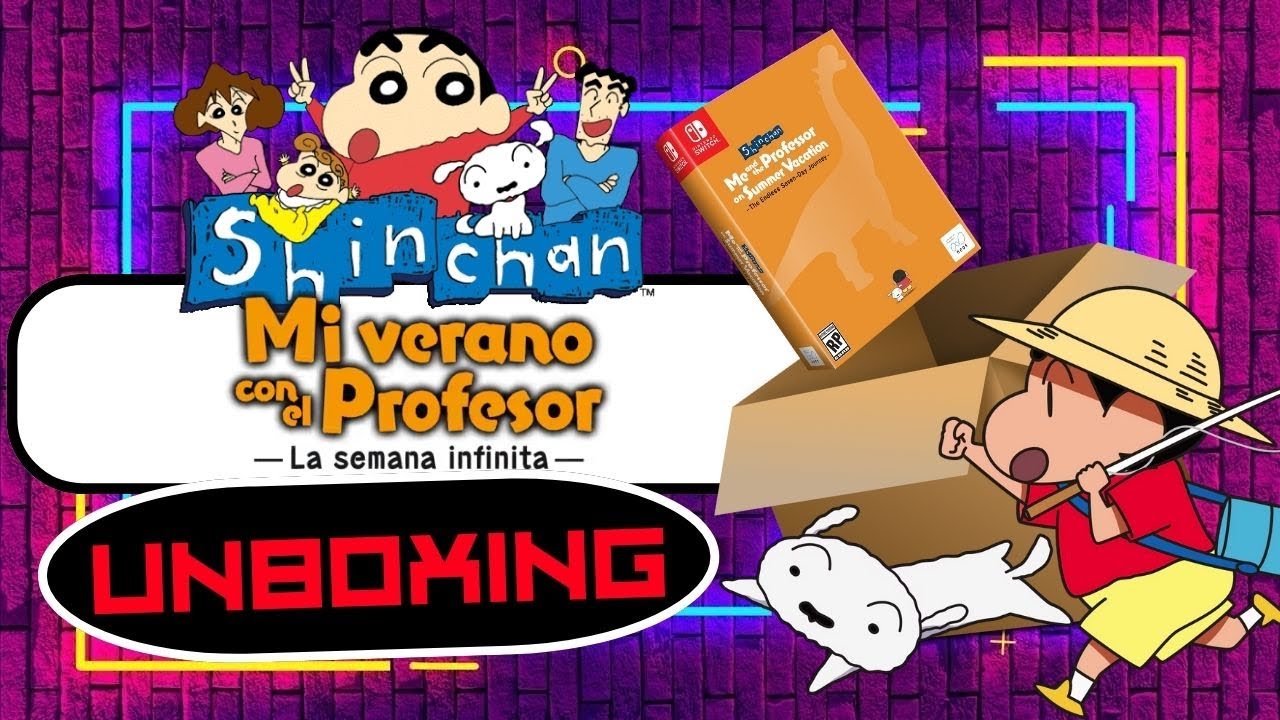UNBOXING ÉPICO de SHIN CHAN: Mi Verano con el Profesor | EDICIÓN COLECCIONISTA #NintendoSwitch