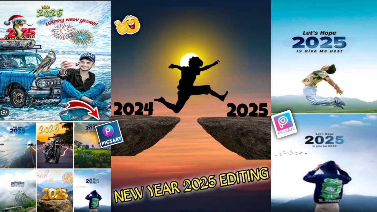Happy New Year 2025 Photo Editing🤓[FEEMI EDITOR] Happy New Year 2025 Photo Editing Kaise Karen🤔