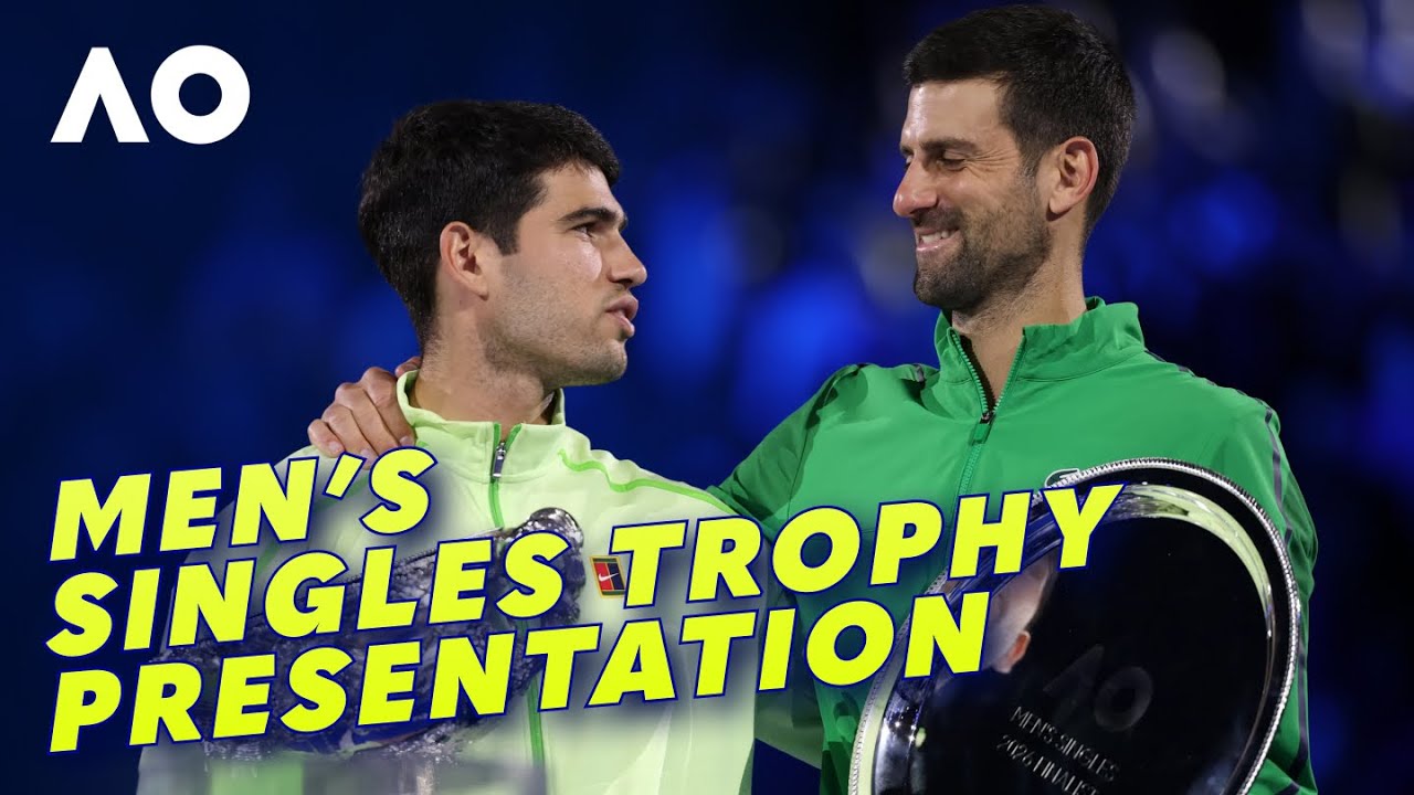 2026 Australian Open Mens Singles Final trophy presentation | Wide World of Sports