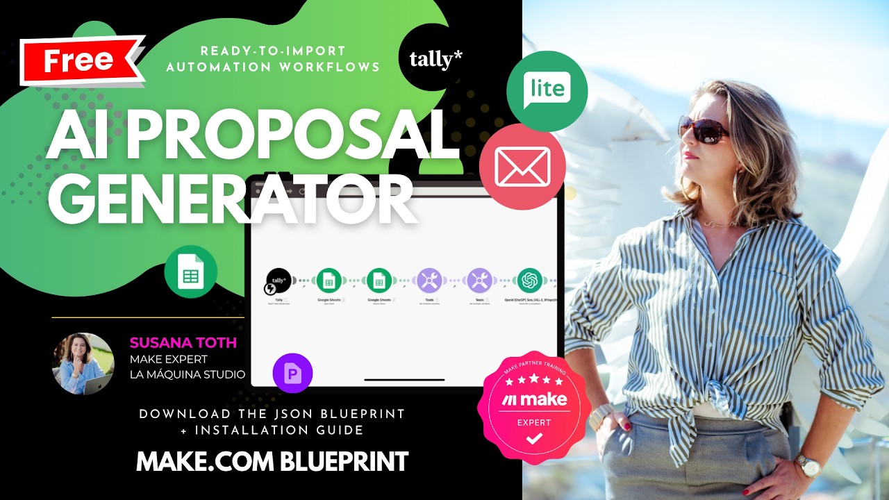 AI Proposal Generator with Make.com| From Form to PDF Quote in 2 Minutes