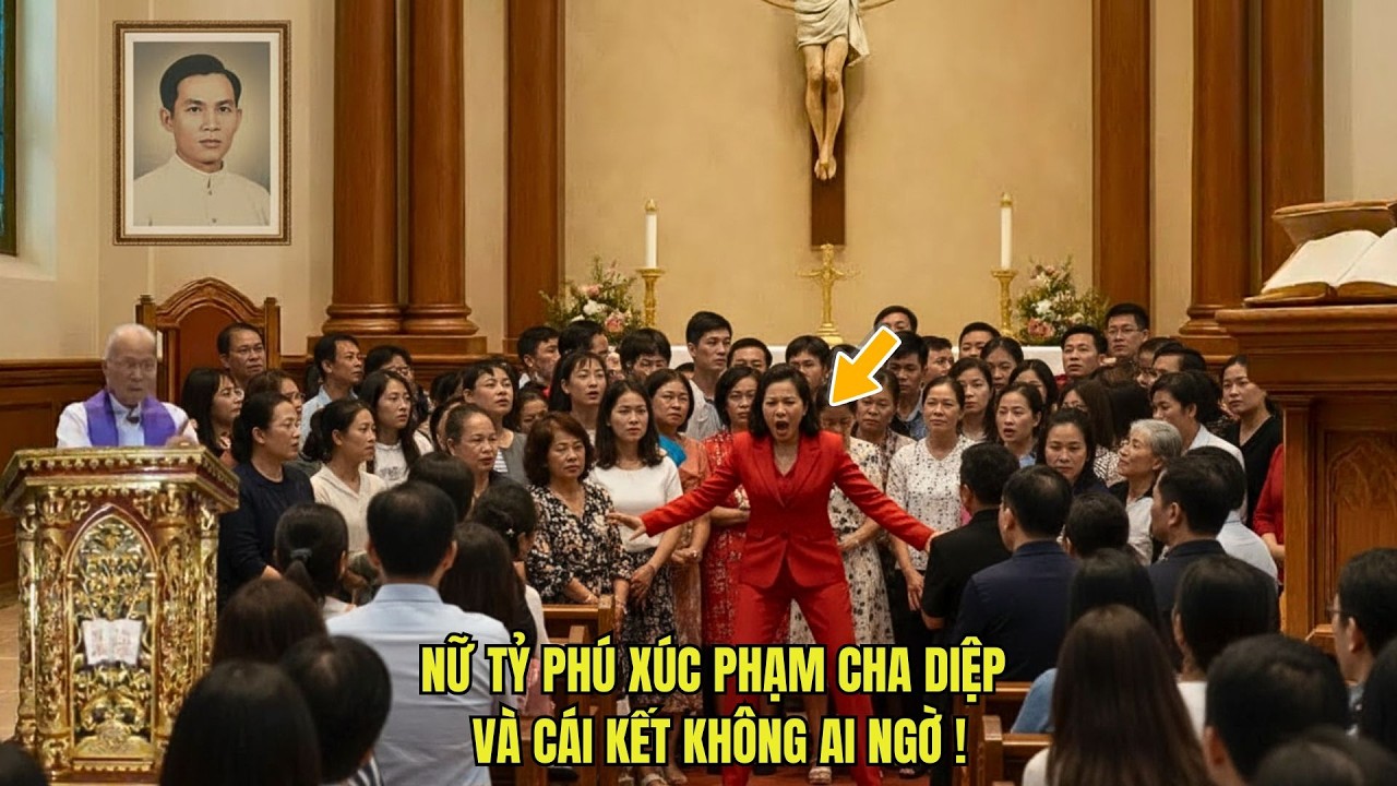 NỮ TỶ PHÚ VÀO NHÀ THỜ TẮC SẬY XÚC PHẠM CHA TRƯƠNG BỬU DIỆP – ĐIỀU BẤT NGỜ XẢY RA SAU ĐÓ.