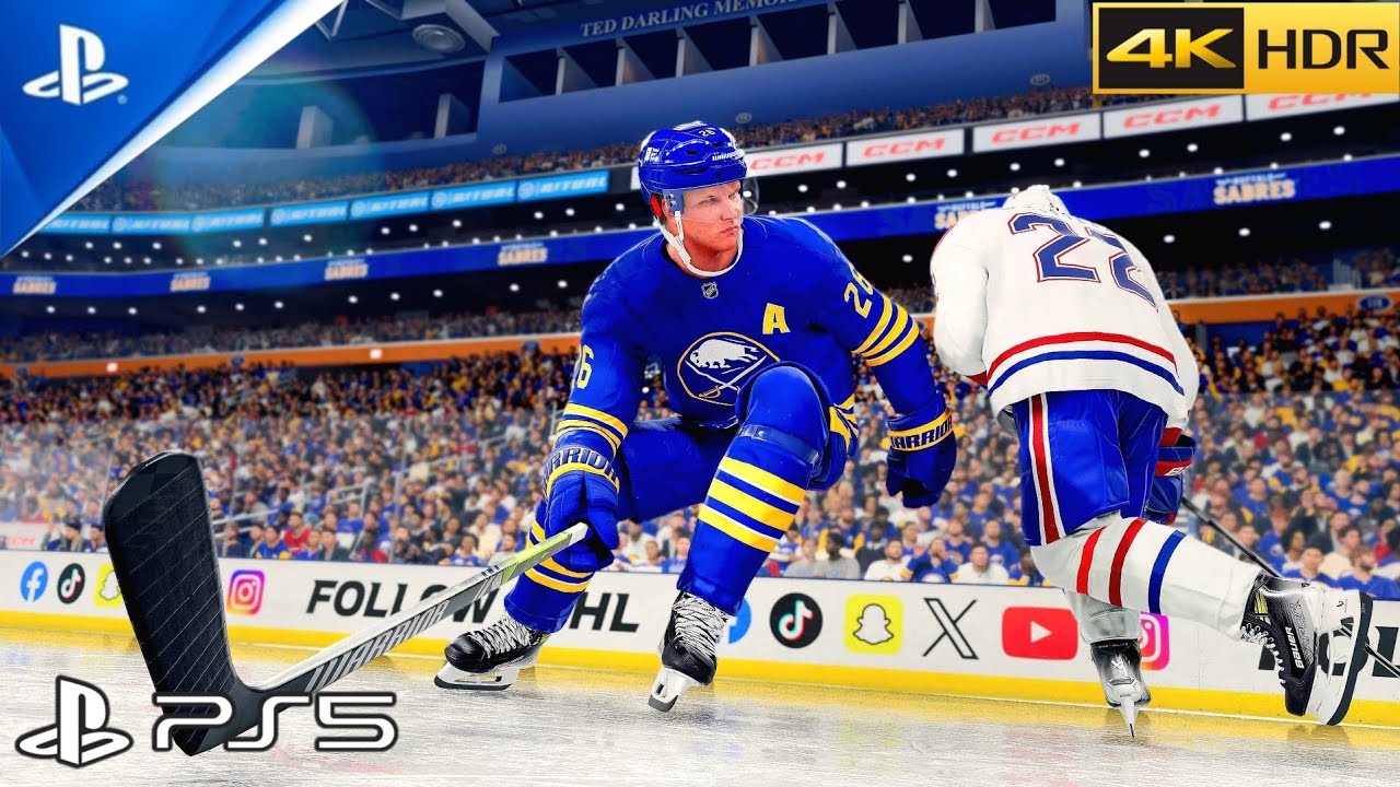 [PS5] NHL 25 Gameplay | 4K HDR Ultra Realistic Graphic
