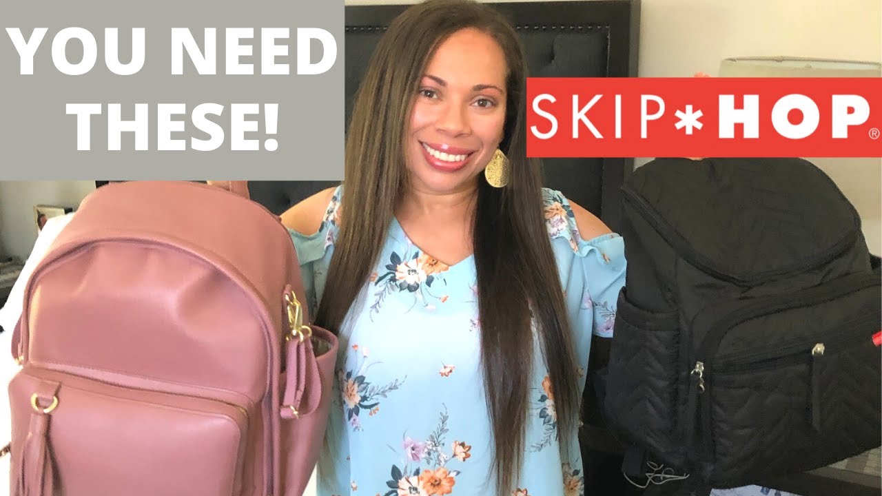SKIP HOP DIAPER BAG REVIEW | SKIP HOP FORMA  VS. GREENWICH DIAPER BAG | WHAT'S IN MY DIAPER BAG 2020