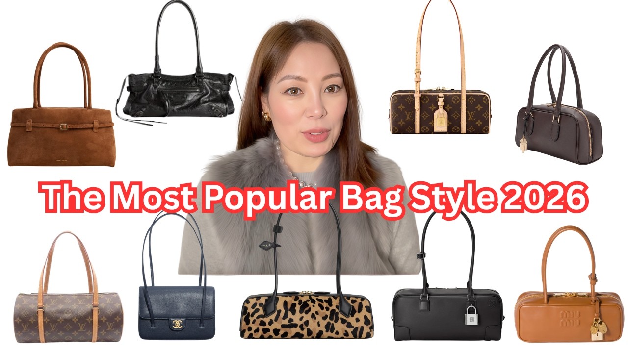 The Most Popular Bag Style for 2026 and Beyond | Chanel, Loewe, MiuMiu, Manu Atelier, Coach, ZARA