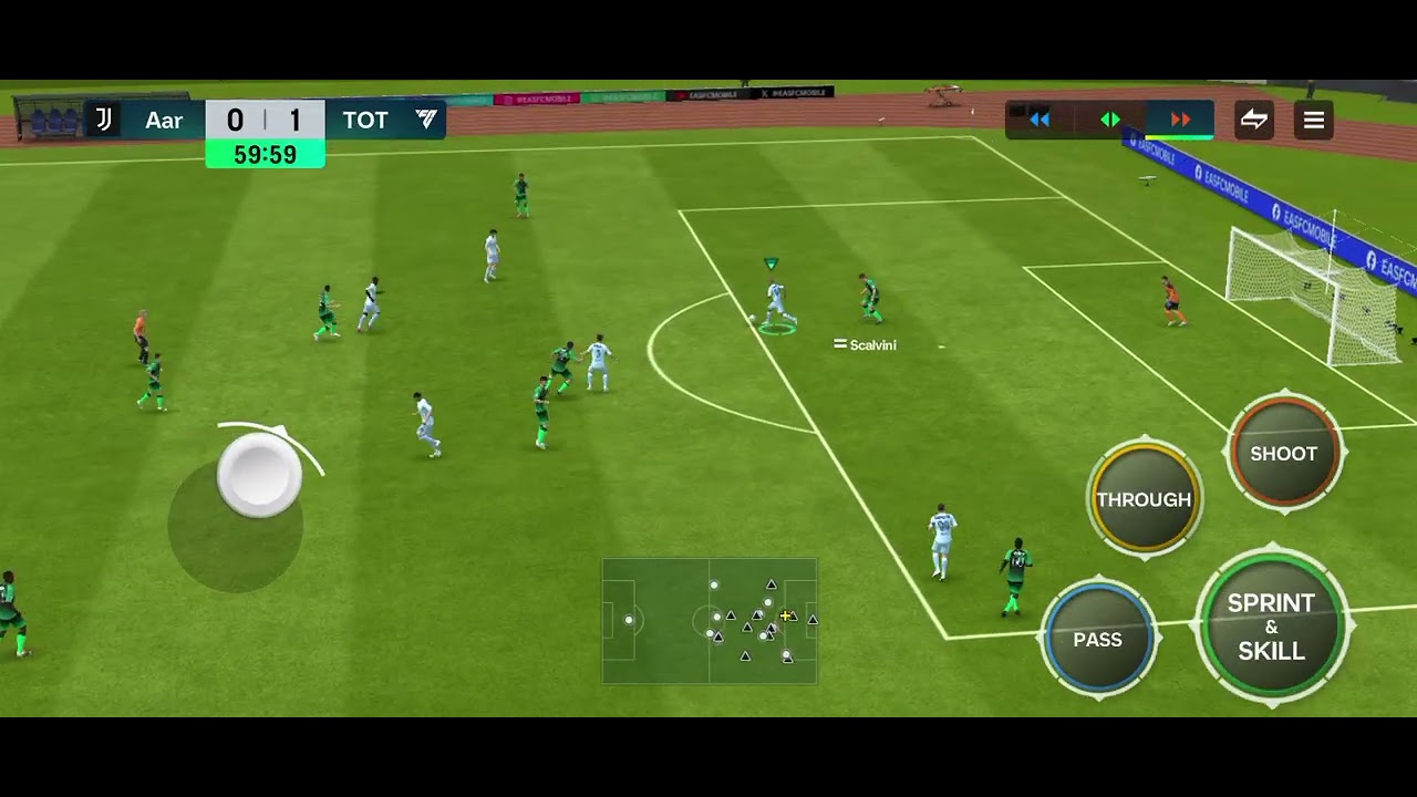Playing FC mobile 