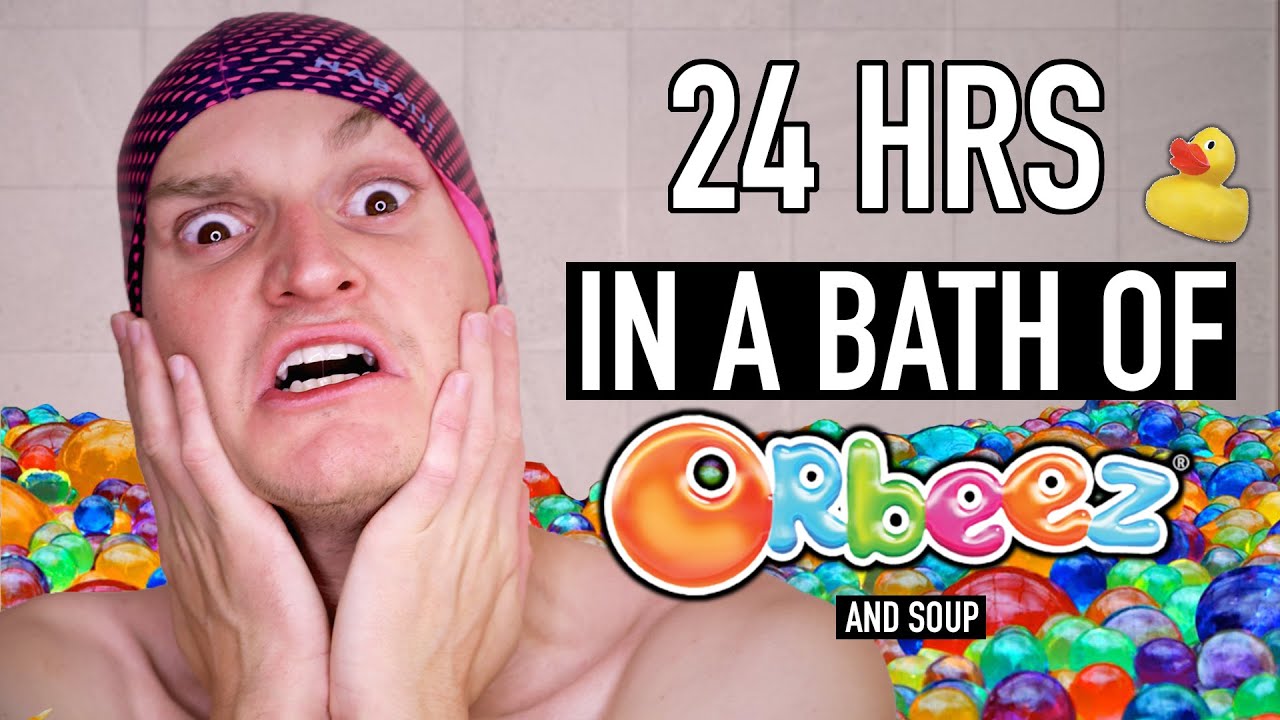 24 HOURS in a BATH of ORBEEZ - Philip Green