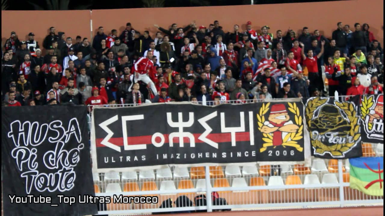 أغاني إلتراس إمازيغن بملعب بركان في مباراة الكاف بين نهضة بركان وحسنية أكادير ULTRAS IMAZIGHEN 06