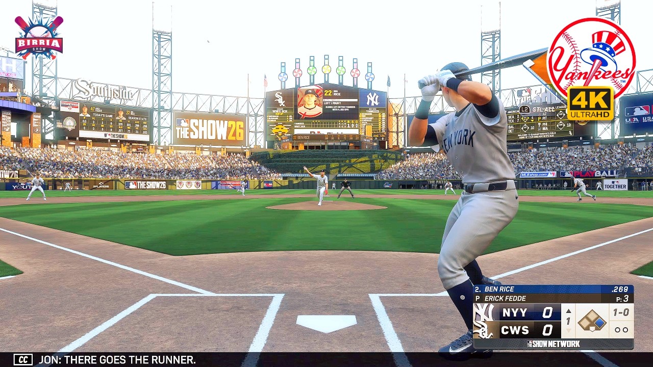 New York Yankees против Chicago White Sox | MLB The Show 26 | Геймплей PS5 4K