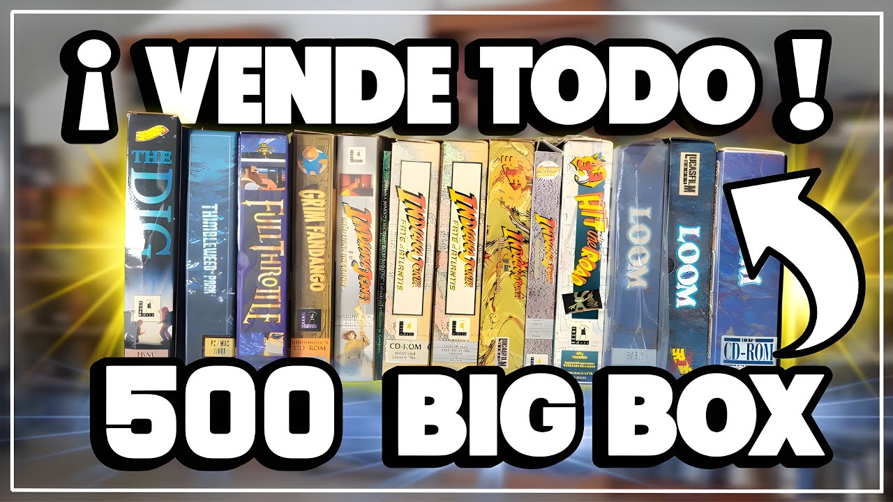 ¡Vende su COLECCIÓN de 500 juegos de PC en Caja Grande (Big Box)! 😱