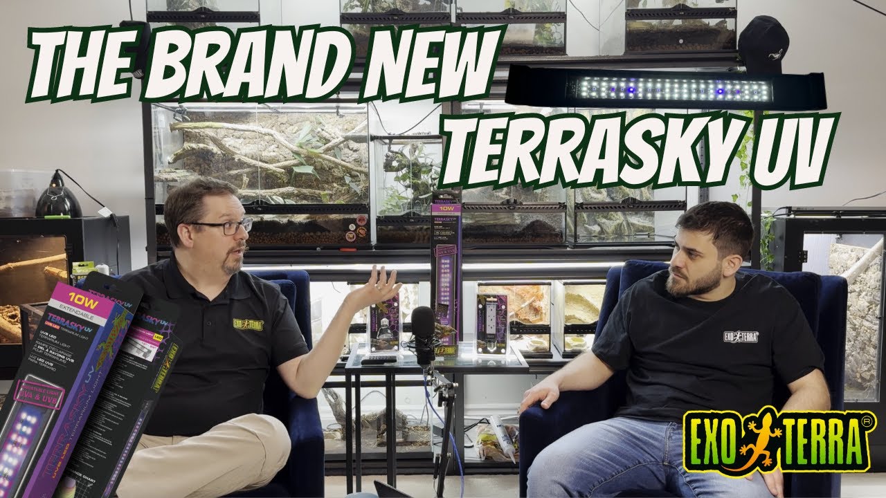 Exo Terra меняет правила игры с новым TerraSky UV с Джесси Де Лукой!