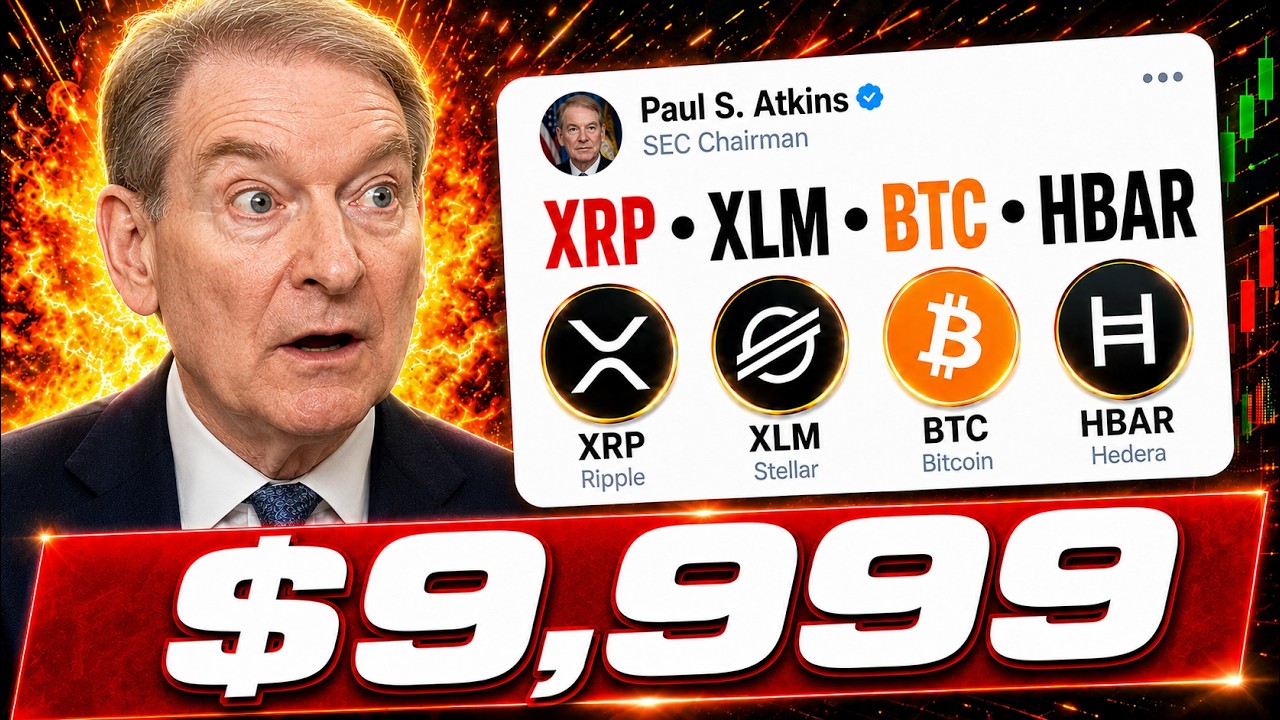 SEC WŁAŚNIE ZRZUCIŁO BOMBĘ NA XRP ZA 9 999 USD!? Jeśli masz choć 1 XRP, XLM, BTC lub HBAR &ndash; PRZYG...