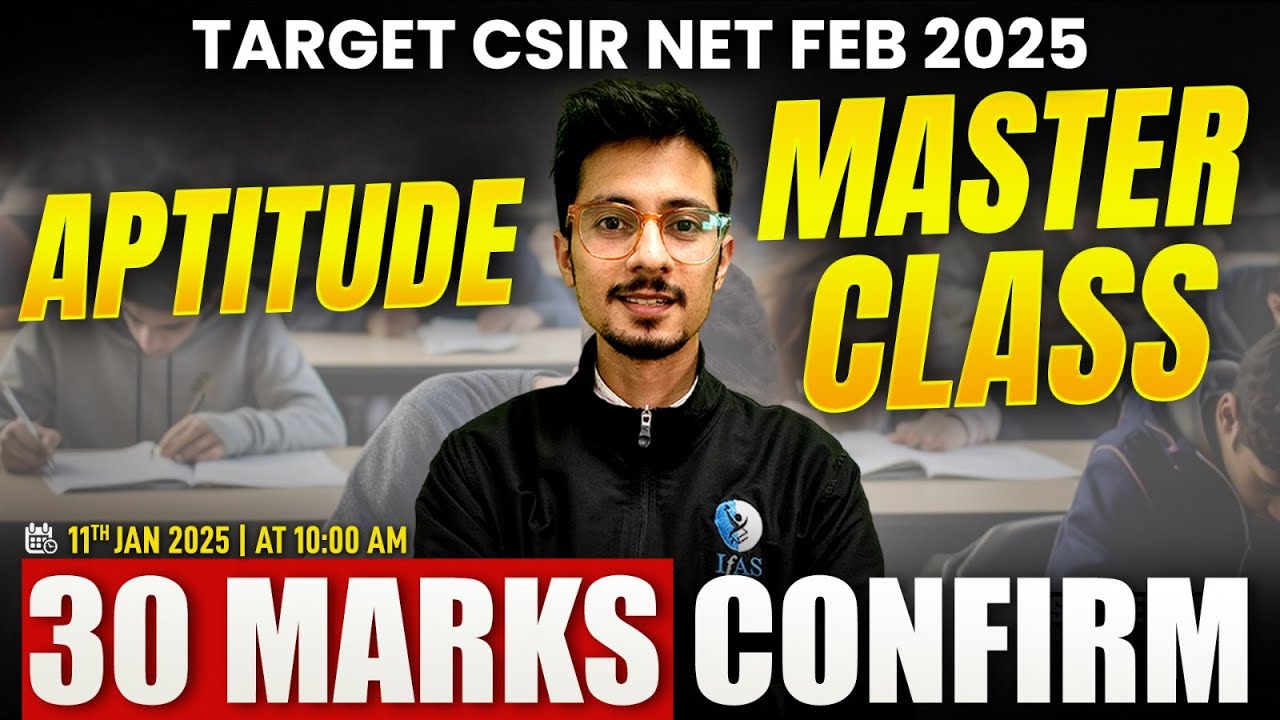 CSIR NET General Aptitude PYQ (Previous Year Question) 2025 | Most Important Question Practice