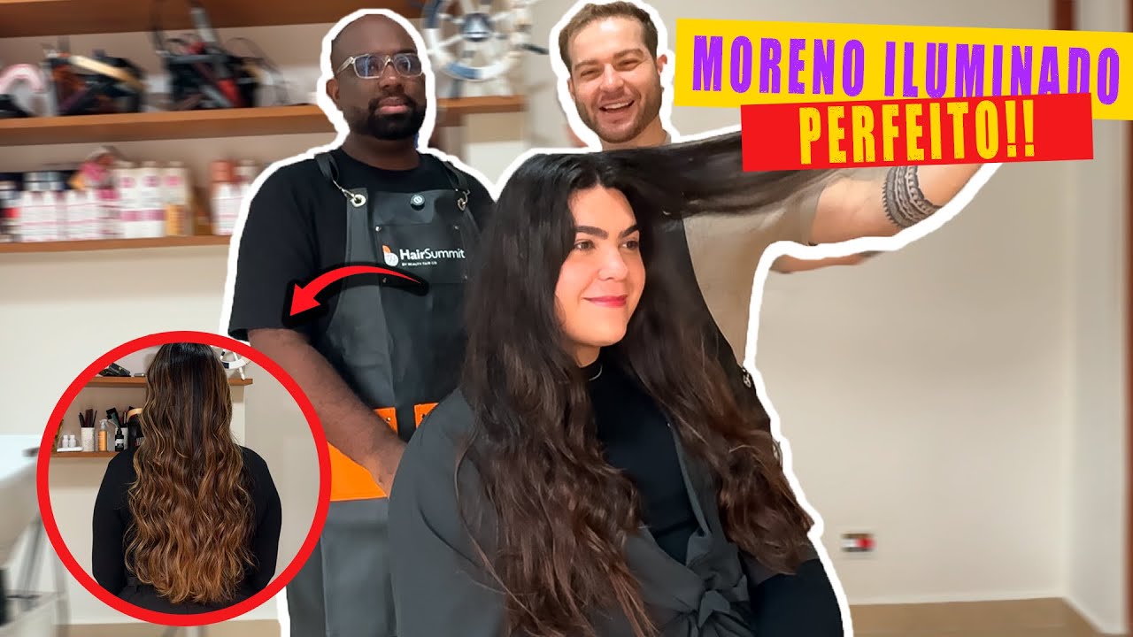 MORENO ILUMINADO PERFEITO sem tonalizantes! - COM ALLAN RIBEIRO