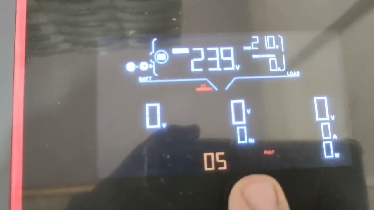 inverex Veyron 2.5kw fault 05 firmware update part 1