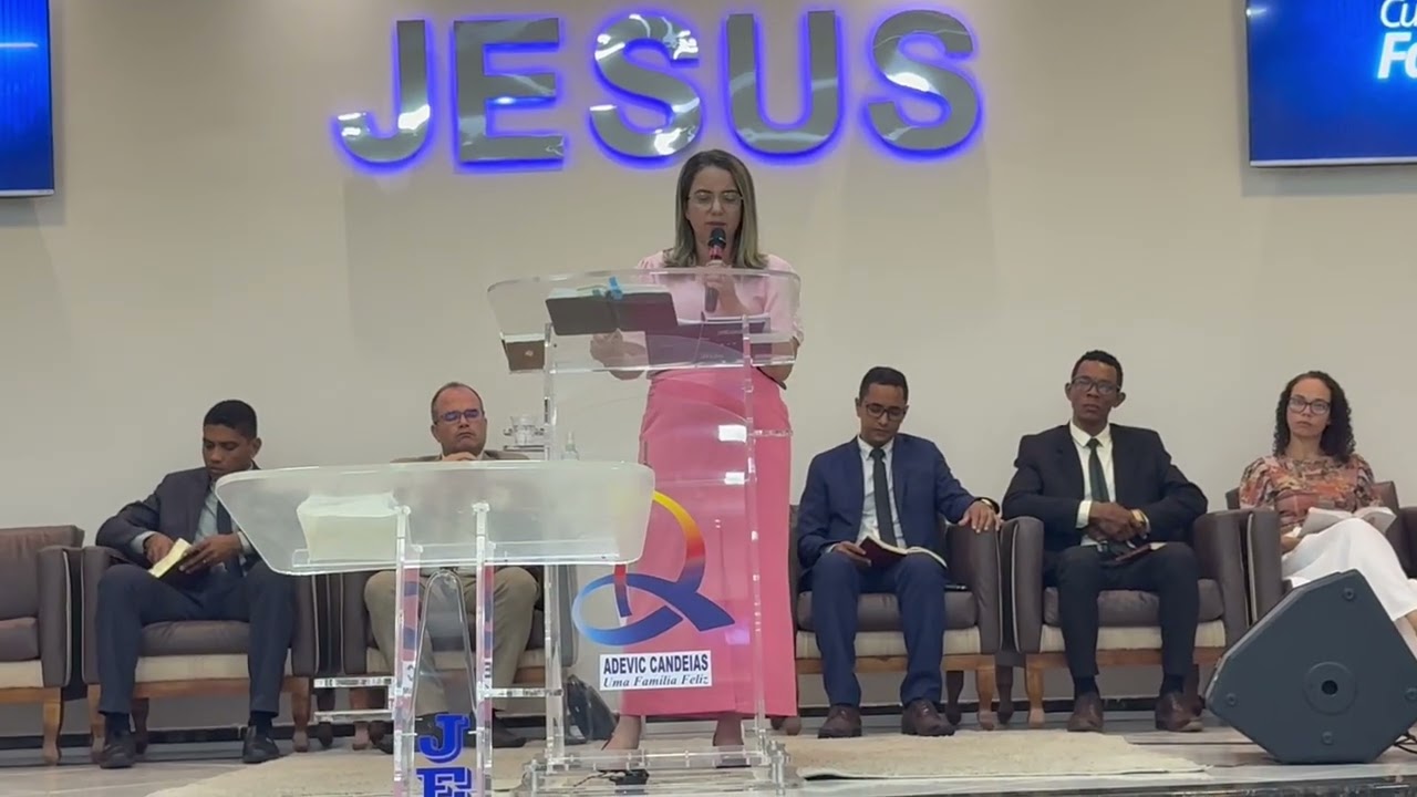ADEVIC-CANDEIAS/Culto da família Ministração Vanda Carvalho Tema:Família Progeto de Deus Salmo 127 