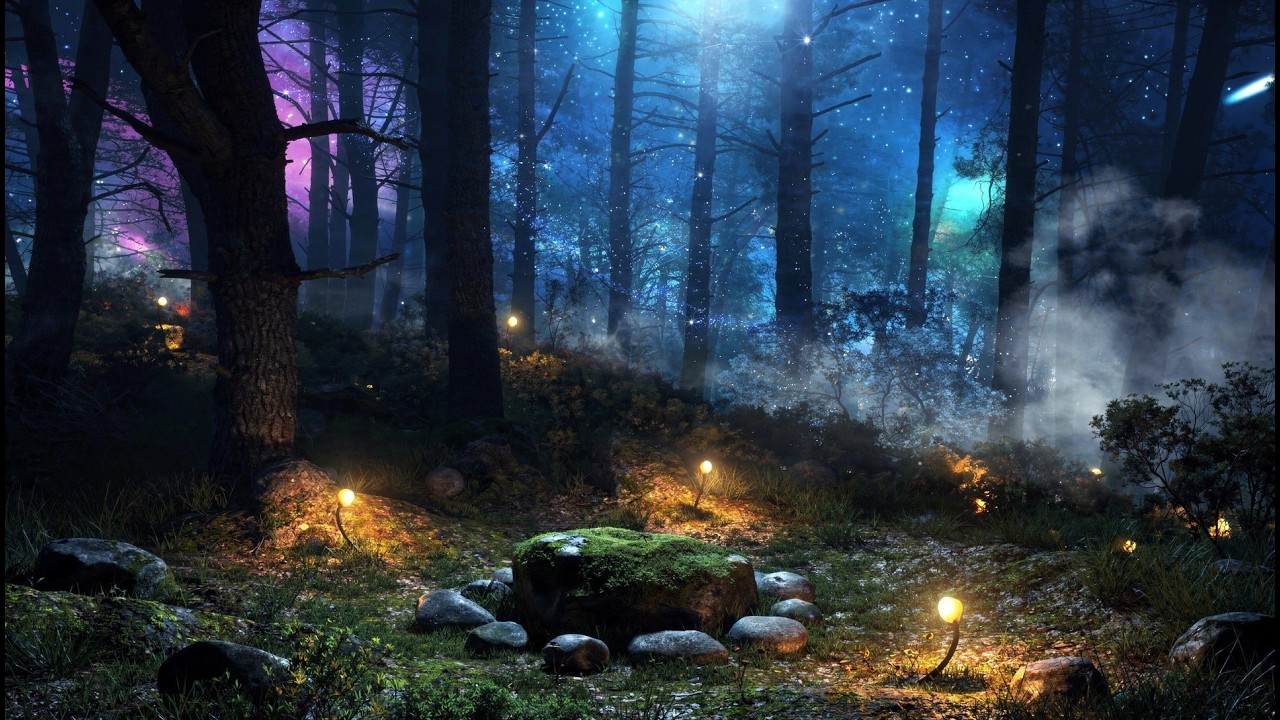 Relax & Sleep In Enchanted Forest | Serene Music for Deep Relaxation