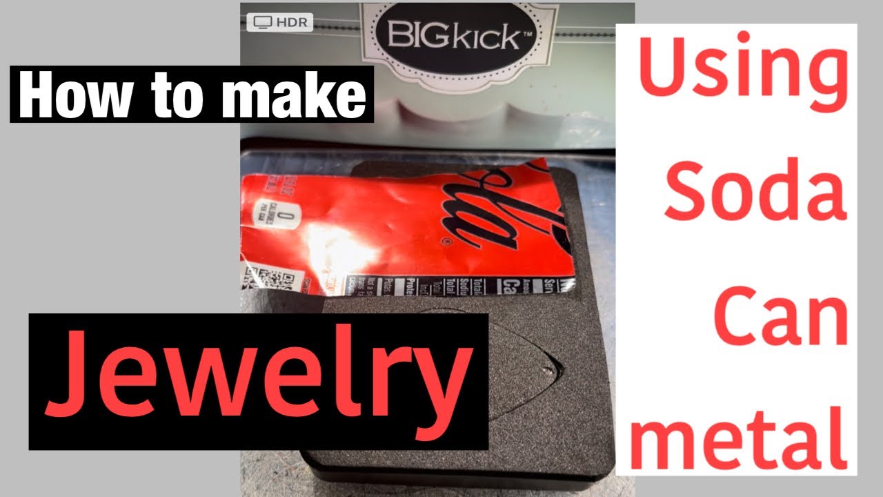 How to make jewelry with a soda can