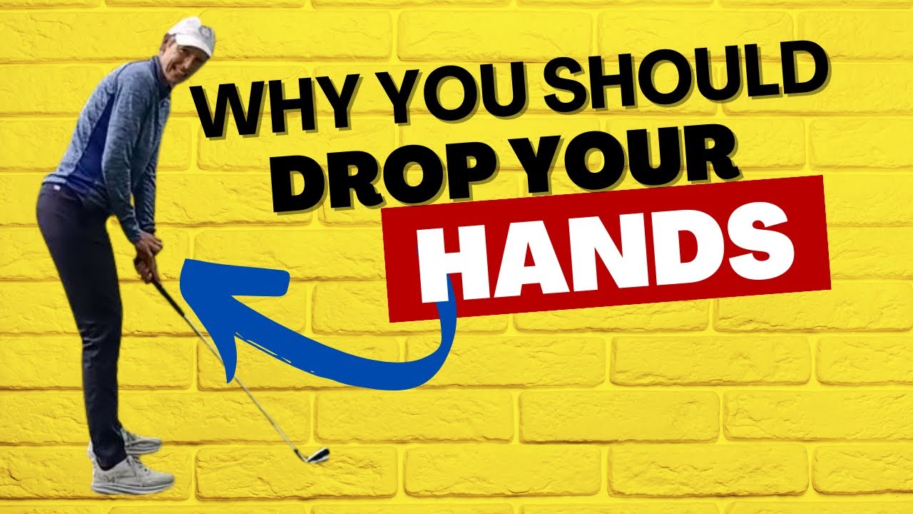 Drop your hands golf address