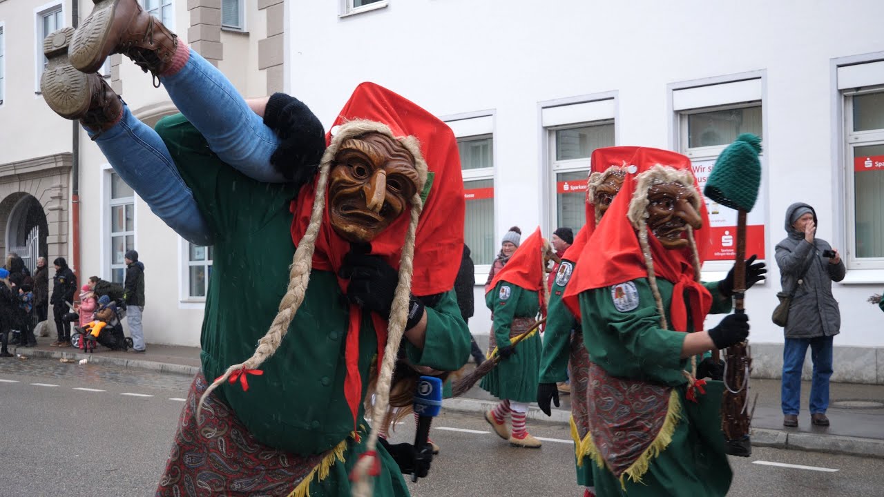 Fasnet, Narrensprung in Lauingen Teil1