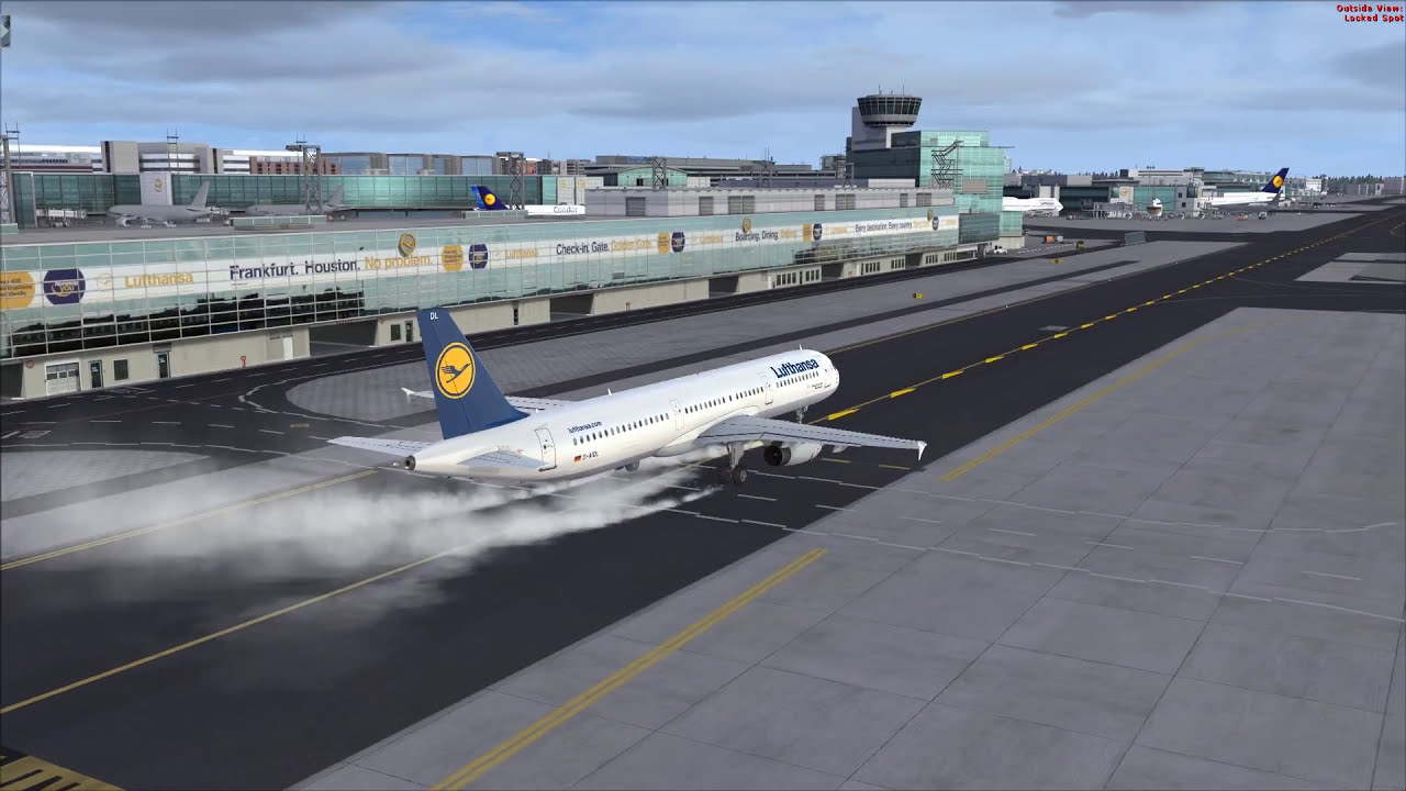 Microsoft Flight Simulator X | Frankfurt - Berlin | Aerosoft Airbus A321