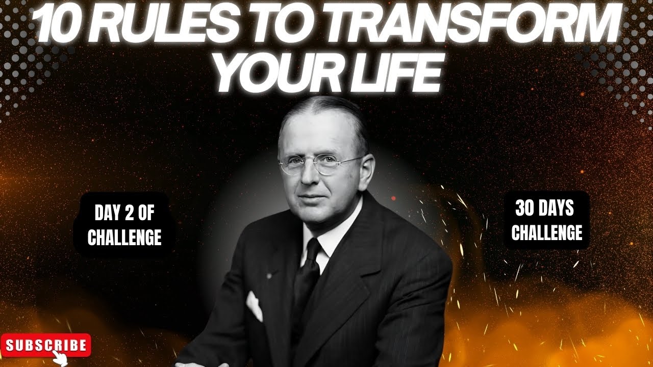 🔥 10 RULES TO TRANSFORM YOUR LIFE🌍 - DAY 2 OF 30 DAYS CHALLENGE💡-Dr. Norman Vincent Peale