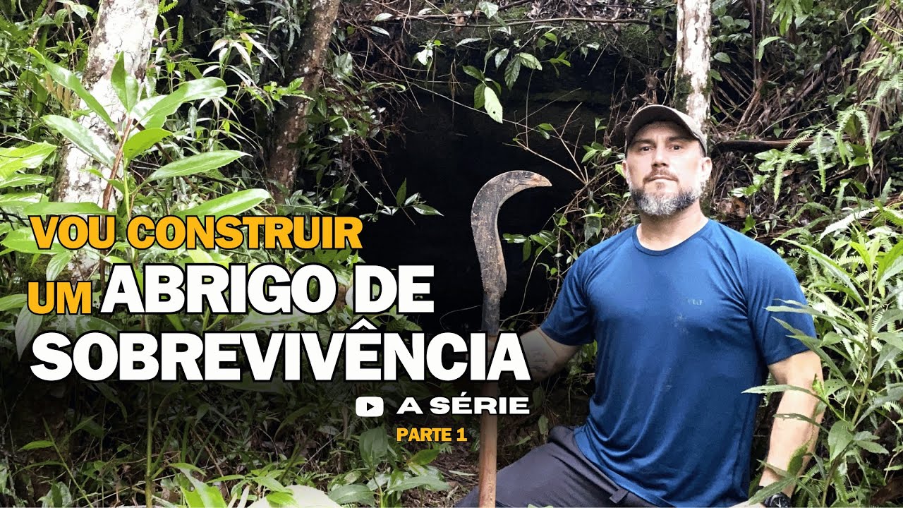 VOU CONSTRUIR UM ABRIGO DE SOBREVIVÊNCIA! PT. 1