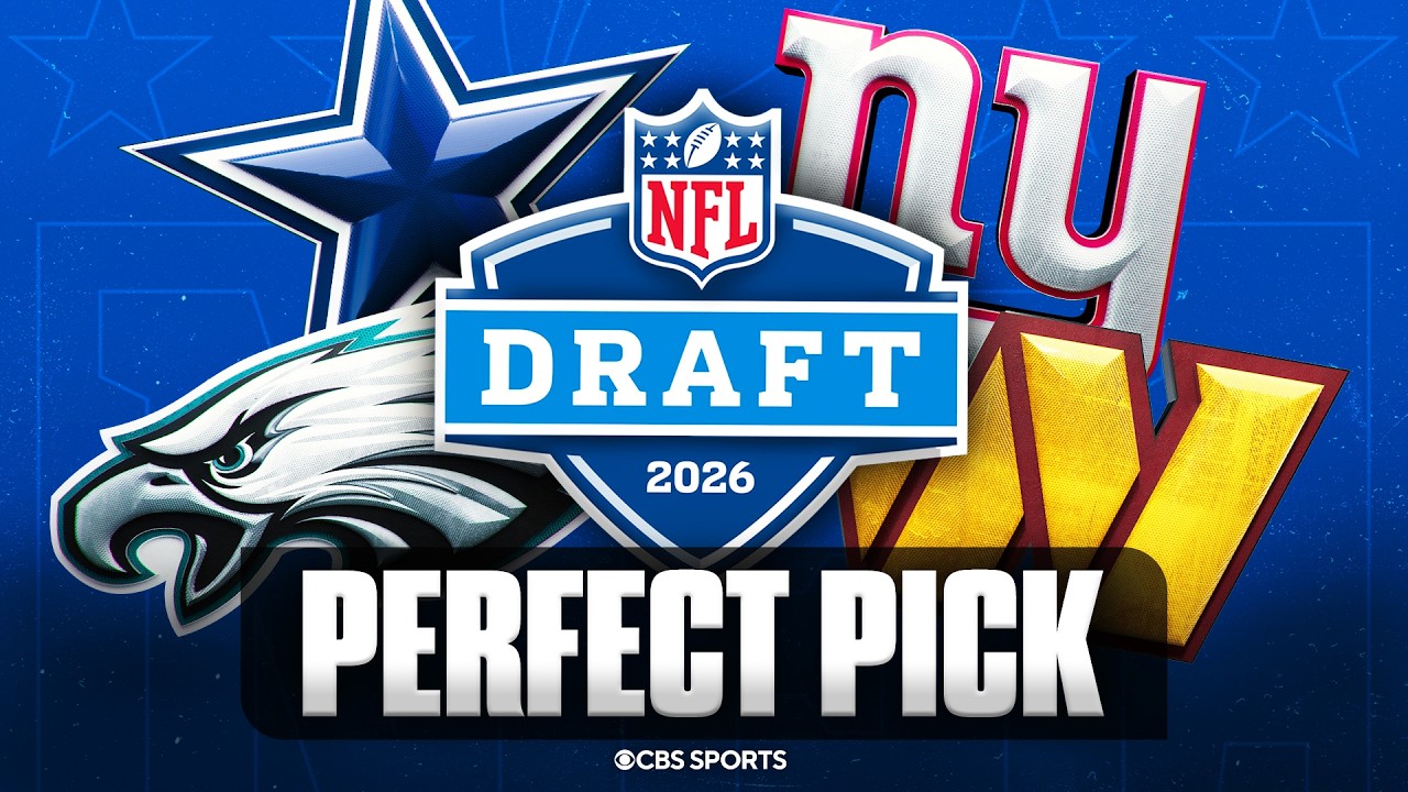The PERFECT draft pick for every NFC East team 👀 | Giants, Commanders, Cowboys, Eagles