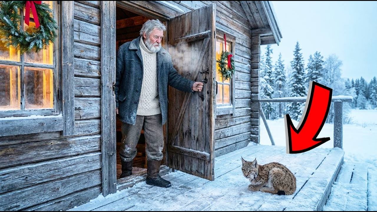 Замерзающий  рысёнок  лежал у порога. То, что сделал лесник - НЕВЕРОЯТНО!