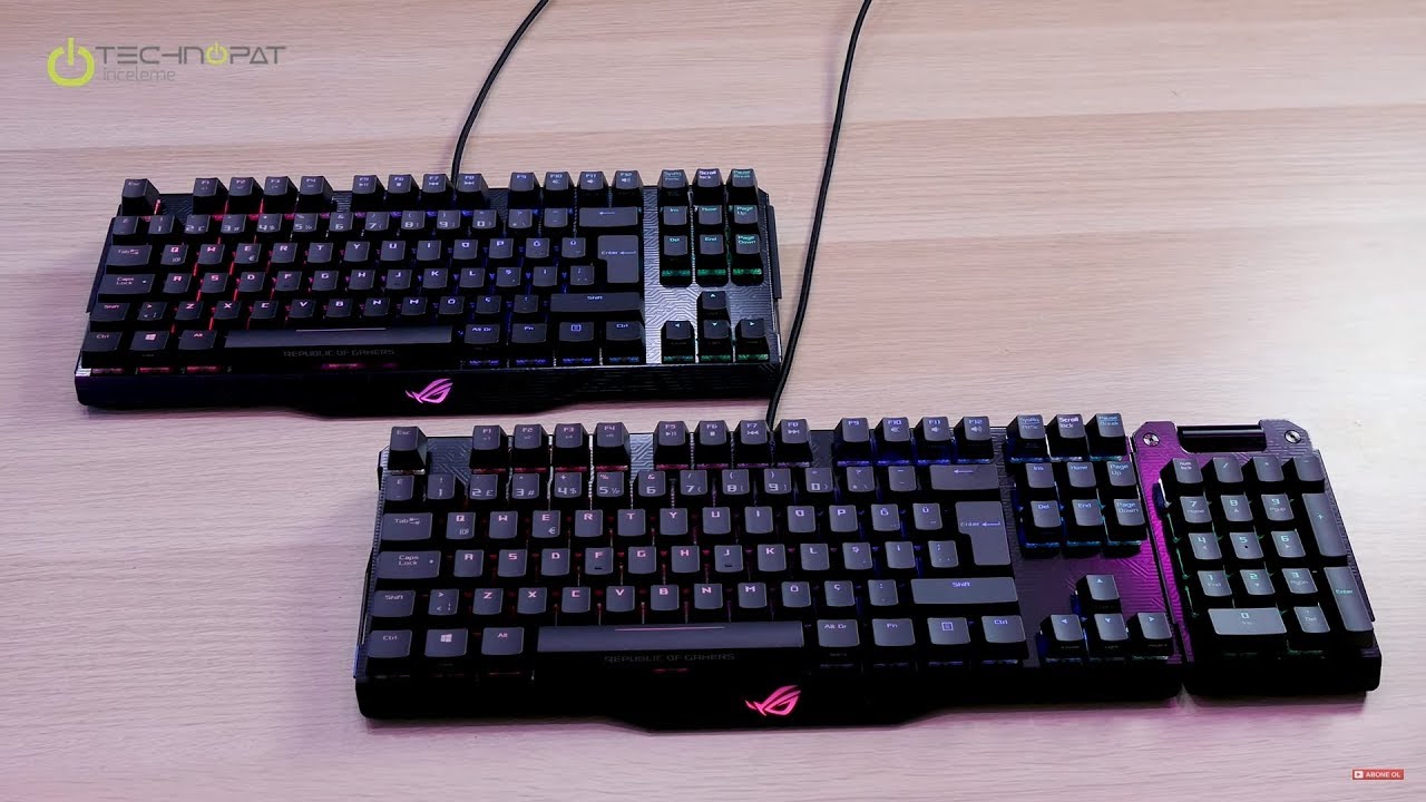 ASUS ROG Claymore Ve Claymore Core Mekanik Klavye İncelemesi