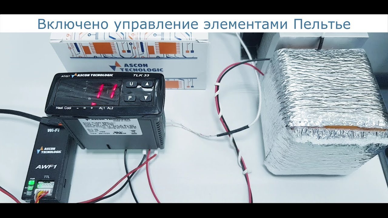 Знакомство с контроллером элементов Пельтье TLK33G от ASCON TECNOLOGIC