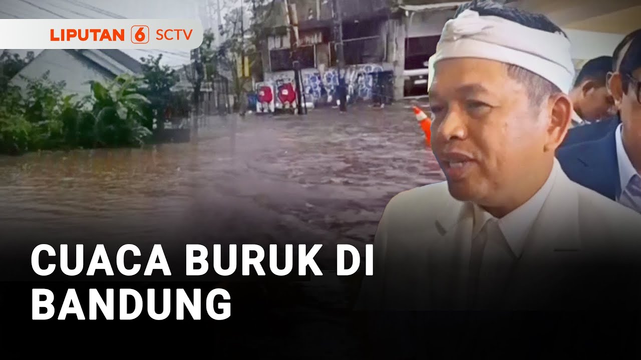 Sejumlah Ruas Jalan di Kabupaten Bandung Terendam Banjir | Liputan 6