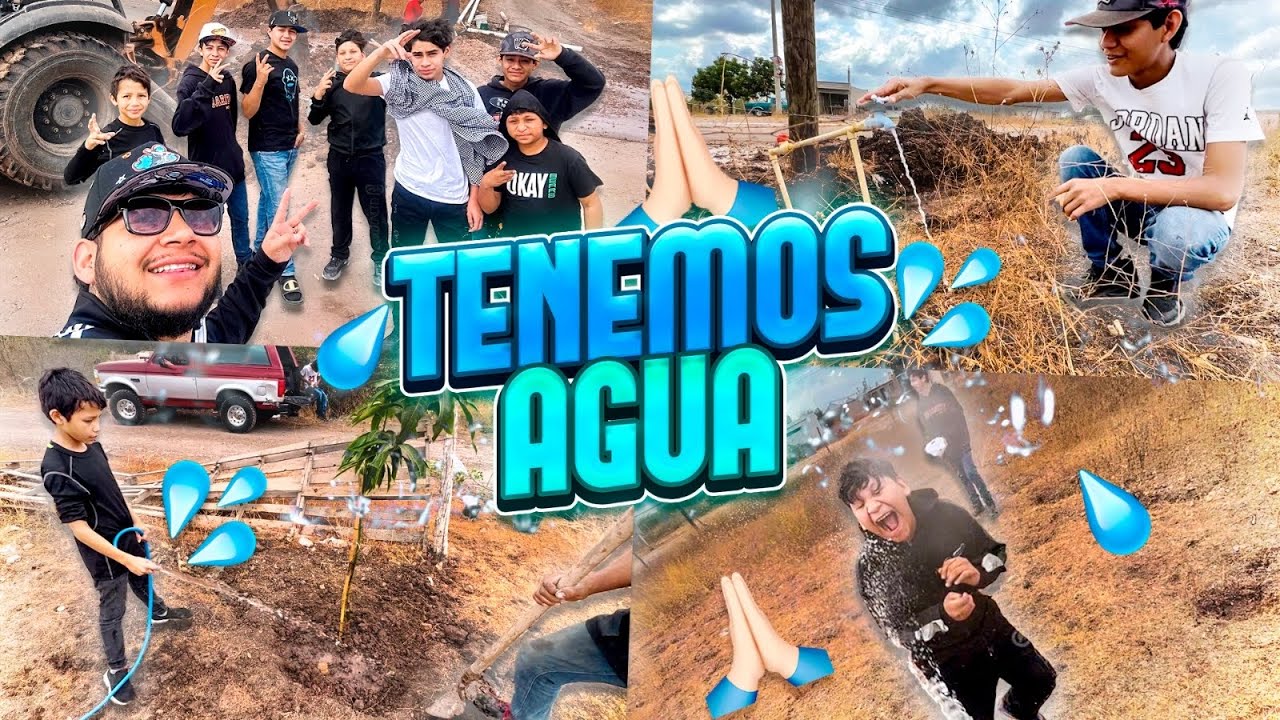 YA TENEMOS AGUA EN EL TERRENO DE LOS SOÑADORES 💧💦🙏🏻 SEMBRAMOS ÁRBOLES NUEVOS 🌳 / Grillo La Duda
