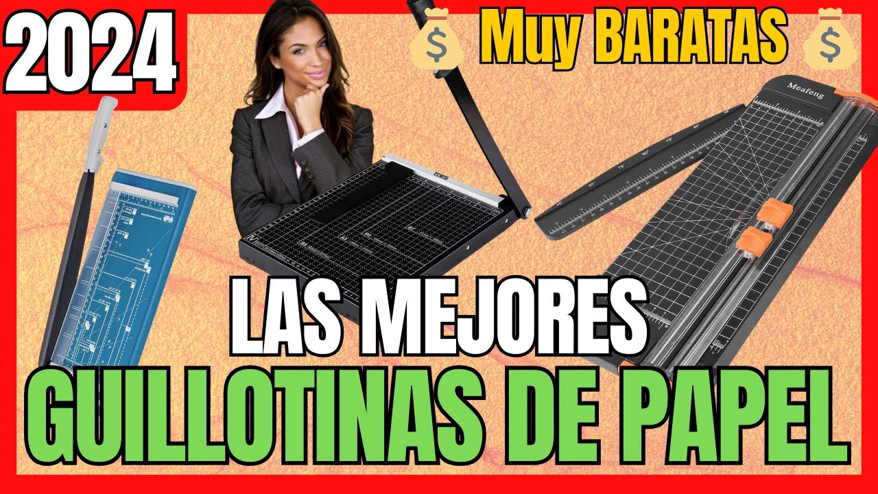 📐 Las 7 mejores GUILLOTINAS DE PAPEL BARATAS de Amazon 📐 || 2024 || Mejor CALIDAD y PRECIO