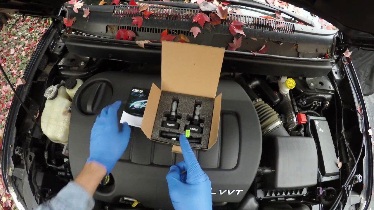 How to: Replace Low Beam Bulbs on a 2014 Dodge Journey