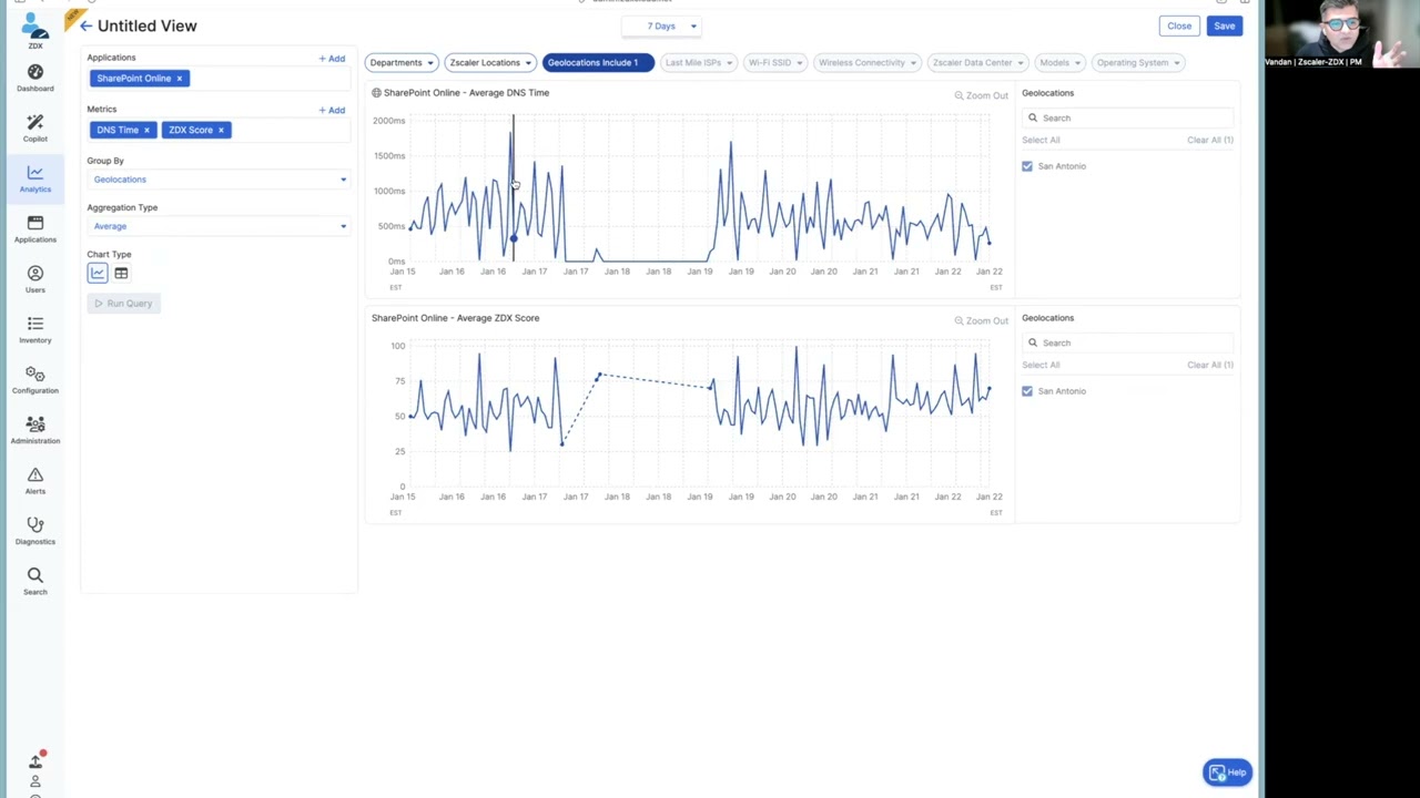 Analyze & Report on App & Network Performance with Zscaler Digital Experience (ZDX) Data Explorer