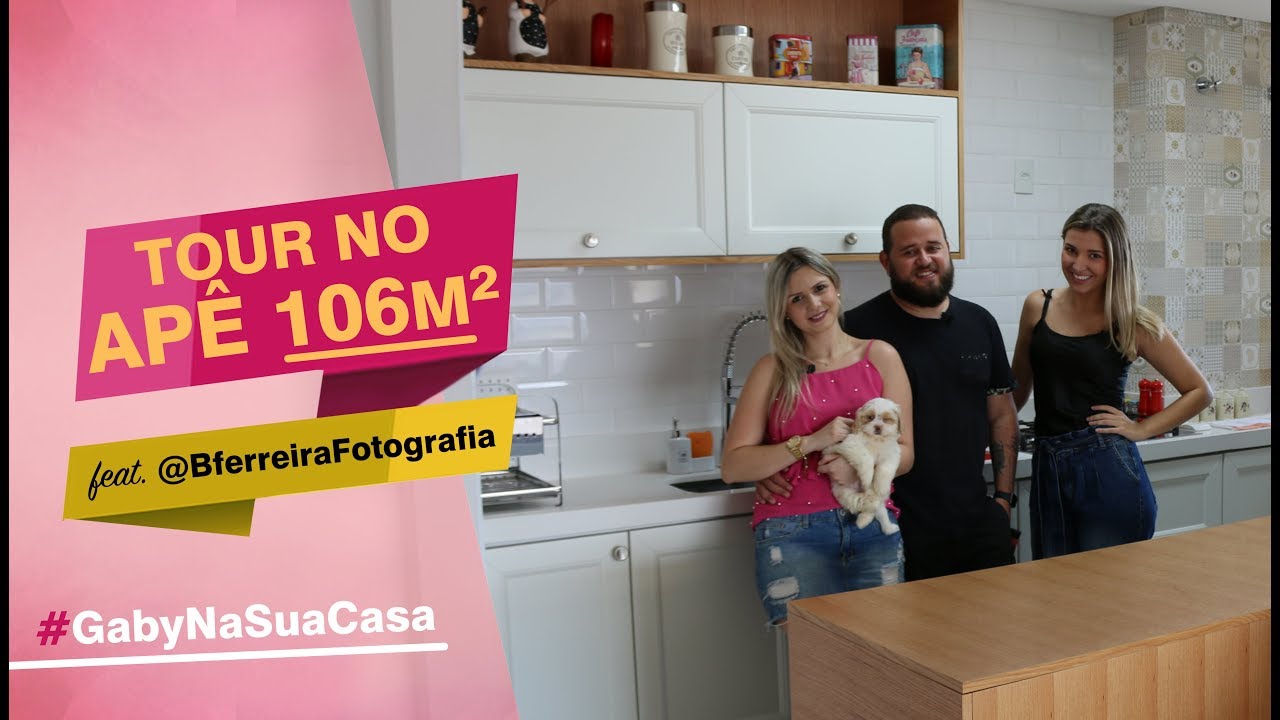 Tour pelo Apê 106m² feat. @BferreiraFotografia #GabyNaSuaCasa | Gaby Garciia