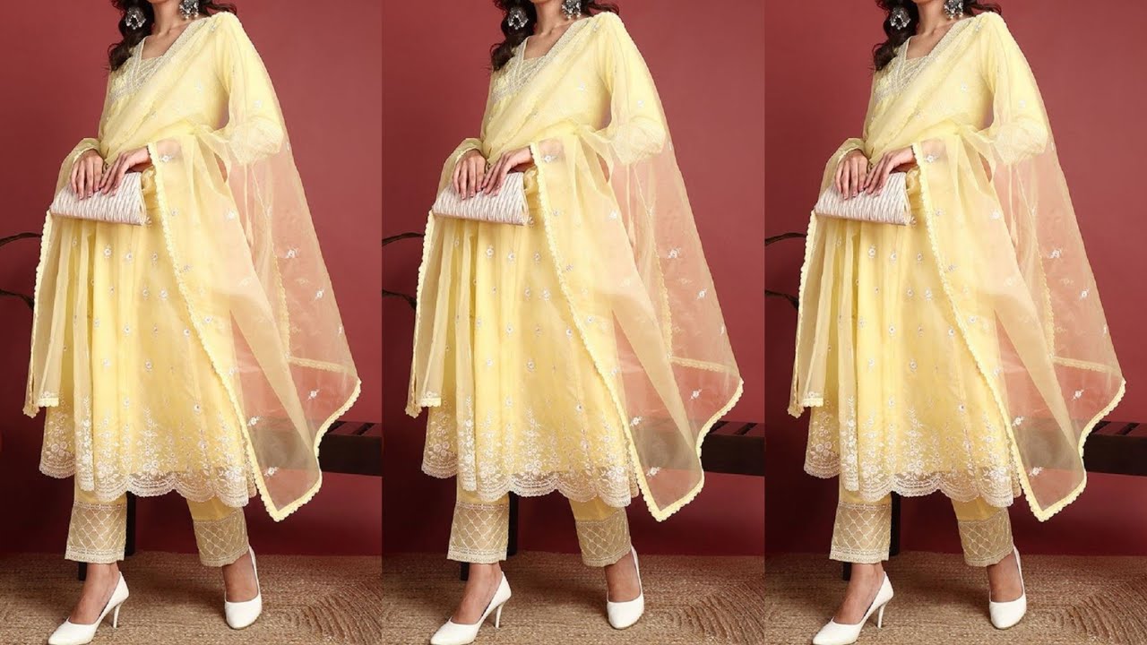Stylish Organza Fabric Suit Designs || Party Wear Suit Designs Ideas For Girl's & Women's